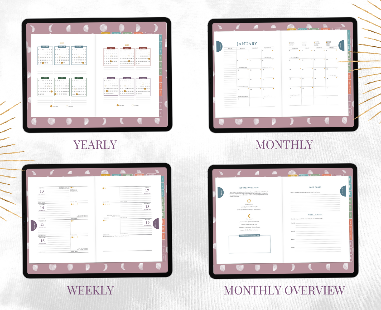 2025 Digital Soul Care Planner for Goodnotes and Noteability