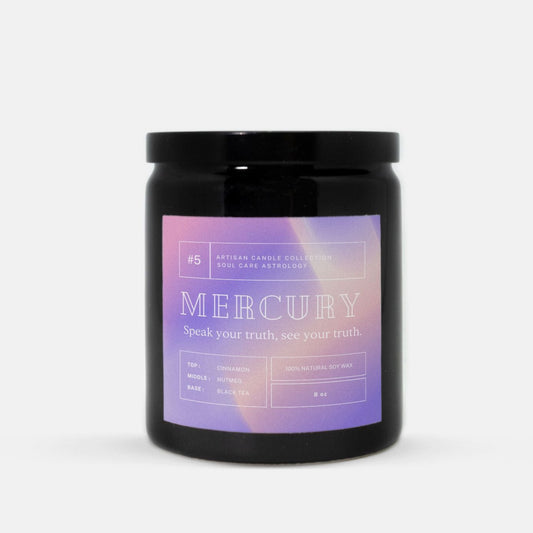Mercury Planetary Astrology Candle