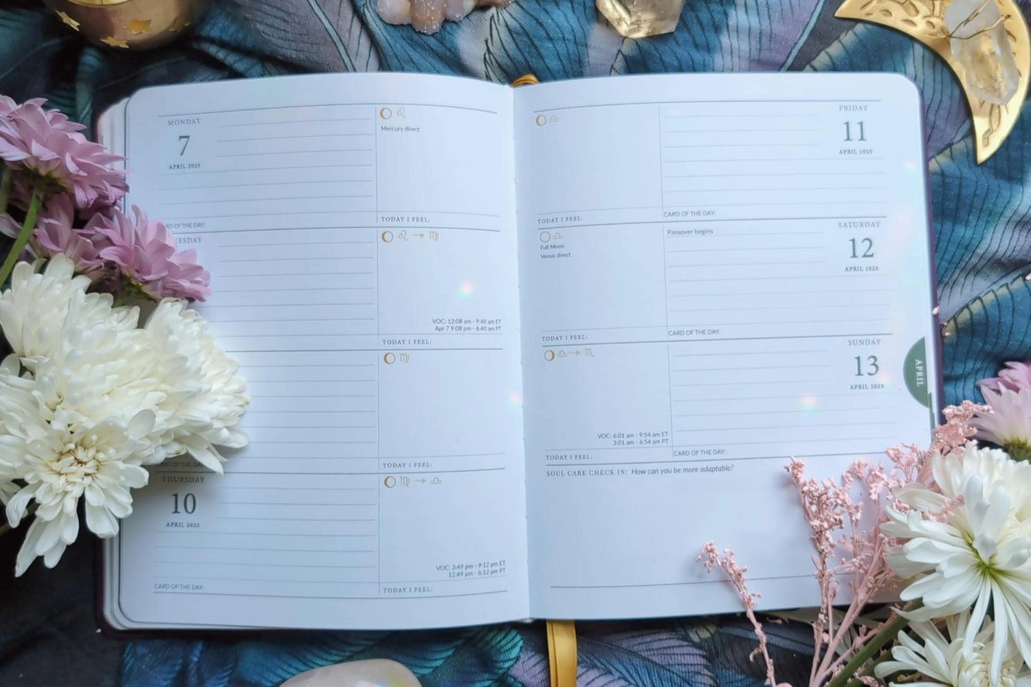 A glimpse inside the 2025 Soul Care Planner