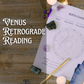 Venus Retrograde Reading