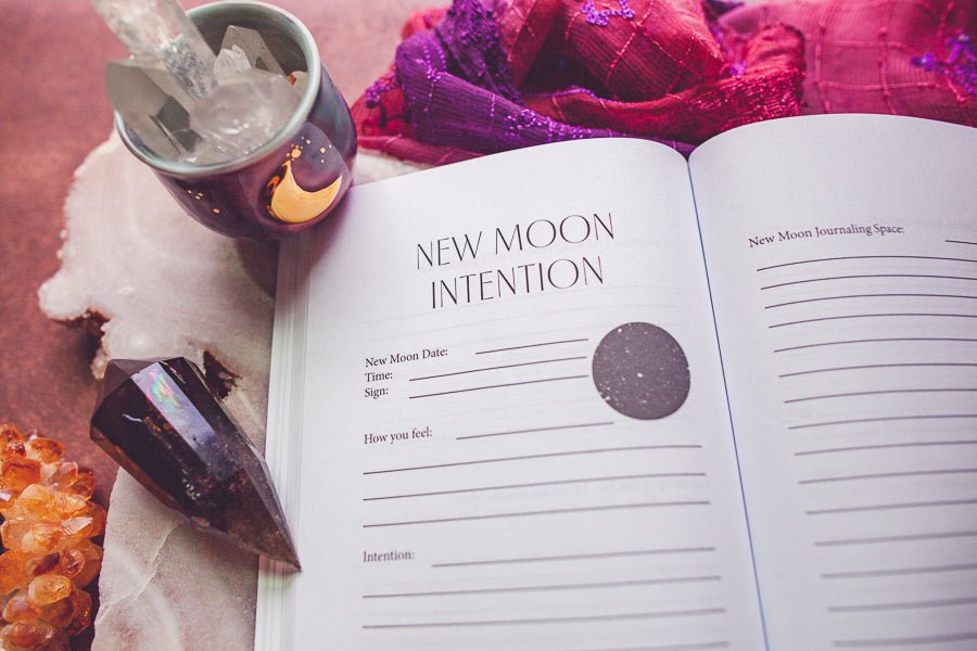 Lunar Intentions Book on Manifesting with the Moon - Bella deLuna